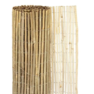 Afbeelding van Windhager Inkijkmat Mitake, omheining mat van bamboe, bamboemat, zichtwering natuurlijk privacyscherm, 100 x 300 cm, 06684