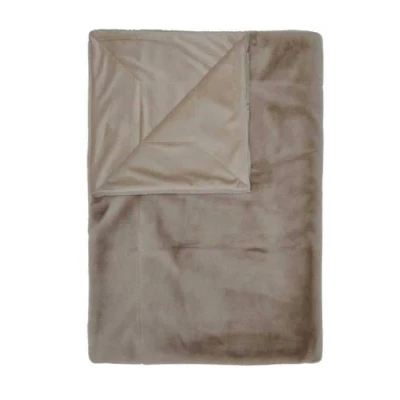 Afbeelding van Essenza Furry Plaid 150 x 200 Taupe