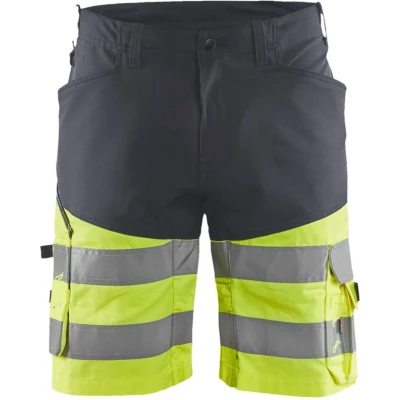 Afbeelding van Blaklader Short met stretch High Vis 1541 1811 Medium Grijs/High Geel C54