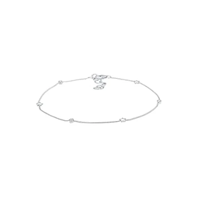 Afbeelding van Elli Enkelbandjes, Dames, Maat: 22, Silber