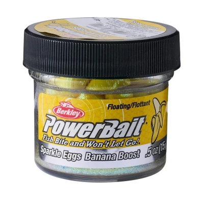 Afbeelding van Berkley Sparkle Power Eggs Forel aas (15g) Fluorescent Yellow/Scales Imitatie