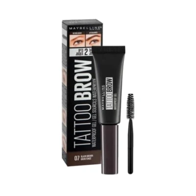 Afbeelding van MAYBELLINE BROW GEL TATTO 07 WATERPROOF BLACK BROWN