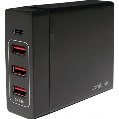 Afbeelding van LogiLink PA0122 Binnen Zwart oplader voor mobiele apparatuur.