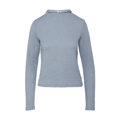 Afbeelding van QS Longsleeve, Dames, Maat: Large, Blassblau