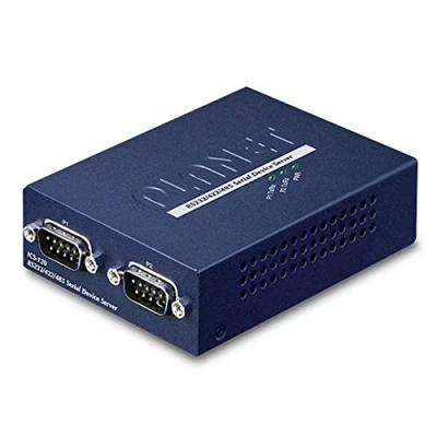 Afbeelding van Planet 2 poorts RS232/422/485 serieel (2 Havens), Netwerkschakelaar, Blauw