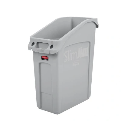 Afbeelding van Slim Jim Under Counter container 49 ltr, Rubbermaid, model: VB 237634, grijs