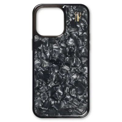 Afbeelding van Apple iPhone 15 Pro Max Hoesje Gerecycled kunststof iDeal of Sweden Hardcase/Backcover Zwart Telefoonhoesje Shockproof/Valbescherming