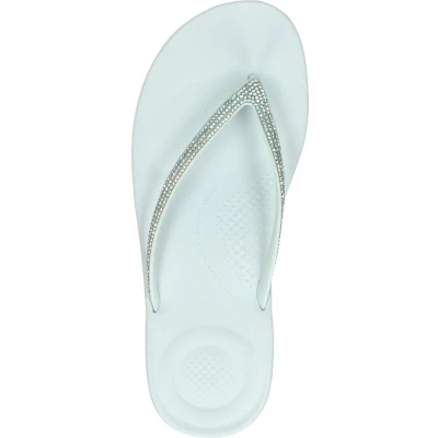 Afbeelding van FitFlop IQUSHION Dames Slippers Blauw Sparkle Maat 39