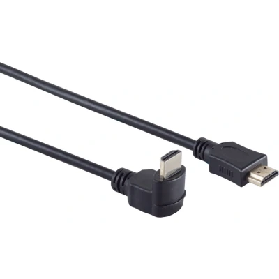 Afbeelding van HDMI kabel 90 haaks naar beneden versie 1.4 (4K 30Hz) 2 meter
