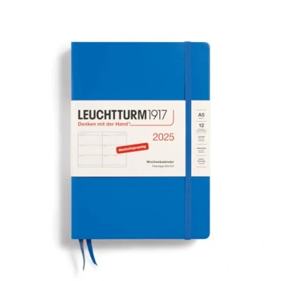 Afbeelding van LEUCHTTURM1917 370547 weekkalender medium (A5) 2025, Sky, Duits