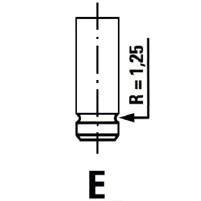 Afbeelding van Freccia Uitlaatklep R4548/RARCR