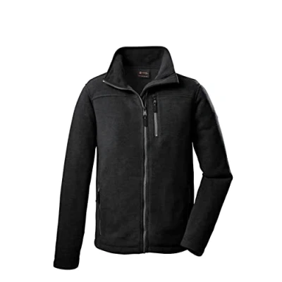 Afbeelding van G.I.G.A. DX heren Casual fleecejack GW 17 MN KNTFLC JCKT, Zwart, 3XL, 38544 000