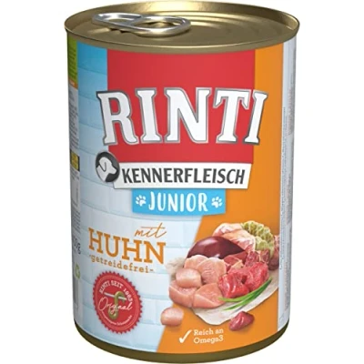 Afbeelding van RINTI kenvlees junior + kip, 12 x 400 g