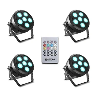 Afbeelding van Cameo ROOT PAR 6 SET 1 LED schijnwerper Aantal LEDs: 12 W Zwart