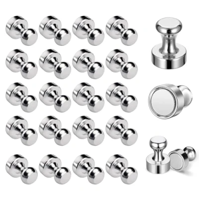 Afbeelding van Neodymium magneten 24 stuks 12 x 16 mm sterke N52 kegelmagneten klein voor magneetborden, koelkasten, naaldsnijders