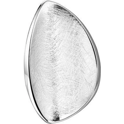 Afbeelding van Trendjuwelier huiscollectie Hanger Zilver gerhodineerd gescratcht 28 x