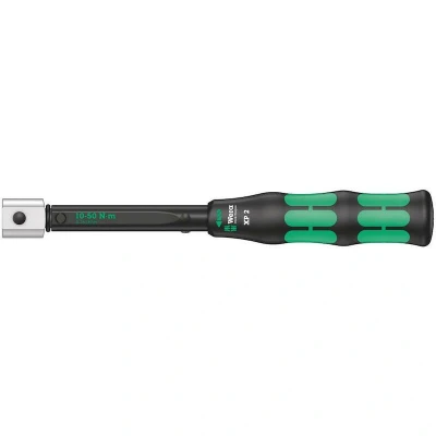 Afbeelding van Wera Click Torque XP 2 draaimomentsleutel met standaardinstellingen voor insteekgereedschappen, 10 50 Nm, 9x12 x 10,0 Nm