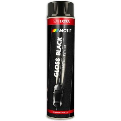 Afbeelding van Motip lak hoogglans zwart Limited Edition 600 ml
