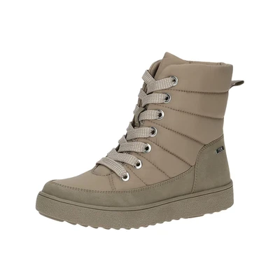 Afbeelding van Caprice Snowboots, Dames, Maat: 36, Khaki comb Textiel/ synthetisch