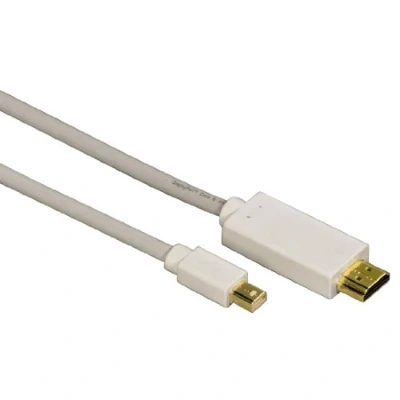 Afbeelding van Hama 04753220 Mini Displayport tv Hdmi Kabel 1.5 m / Wit