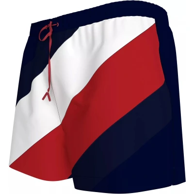 Afbeelding van Tommy Hilfiger Medium Drawstring swimshort heren zwembroek donkerblauw
