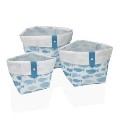 Afbeelding van Basket spelset Versa Aqua Textiel 14 x cm