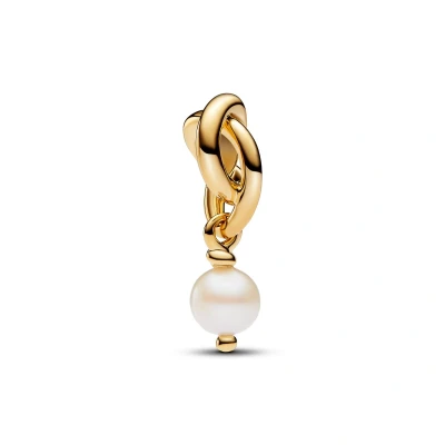 Afbeelding van Pandora 763462C06 Juni Geboortesteen Freshwater Cultured Pearl Eternity Bedel inStock horloge GoudkleurParelmoer