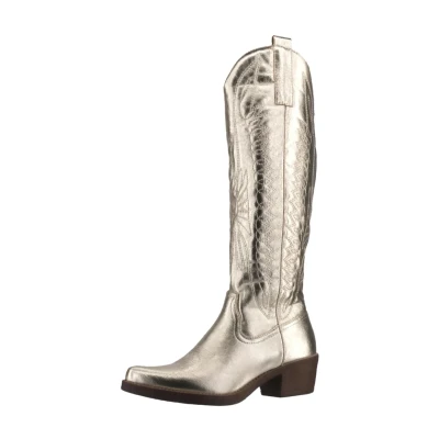 Afbeelding van Elara Chunkyrayan Cowboylaarzen voor dames, goud, 37 EU