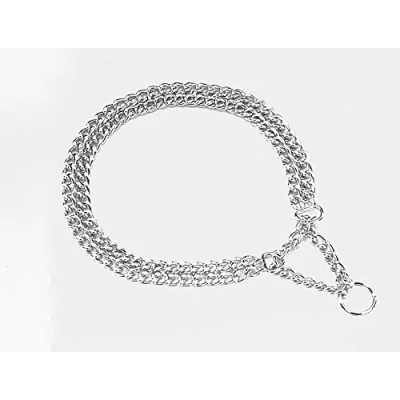 Afbeelding van Nobby Kettingwurger dubbele rij chroom, L: 65 cm, Ø 3,0 mm, 1 stuk