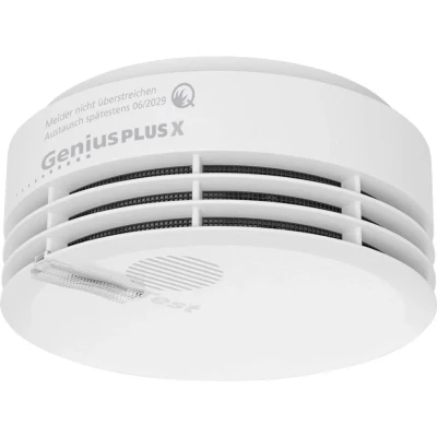 Afbeelding van Hekatron Genius Plus X Modell 2020 Draadloze rookmelder Incl. batterij (10 jaar), Naar draadloos om te zetten werkt op batterijen