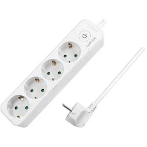 Afbeelding van LogiLink LPS245 power uitbreiding 1,5 m 4 AC uitgang(en) Binnen Wit