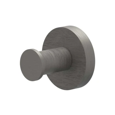 Afbeelding van IVY handdoekhaak Groot Geborsteld Metal Black PVD