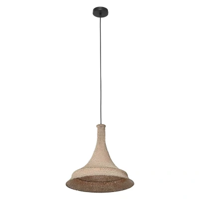 Afbeelding van Anne Light and home hanglamp Marrakesch crème metaal 50 cm E27 fitting 3394CR