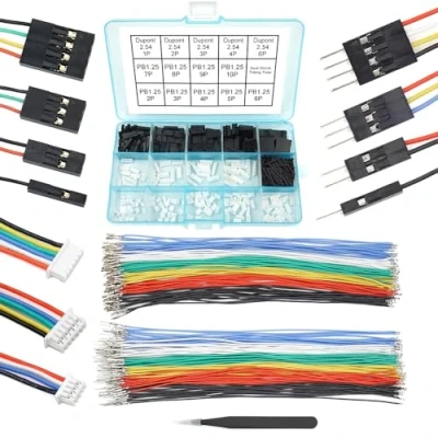 Afbeelding van PB1.25 naar Dupont 2,54 mm connectoren en kabels kit compatibel met Molex PicoBlade 1,25 pitch 20 cm draden voor Pixhawk2.8.4