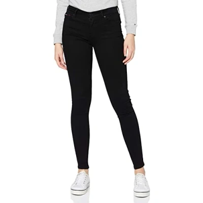 Afbeelding van Tommy Jeans NORA MR Skinny Fit, Dames, Maat: 31x32, Denim