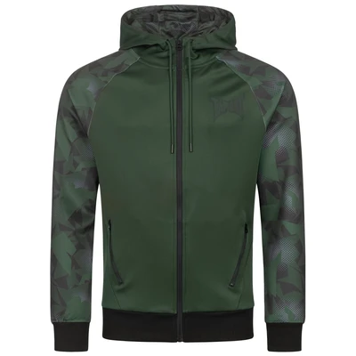 Afbeelding van Tapout Sweater met rits, Heren, Maat: 3XL, Green black