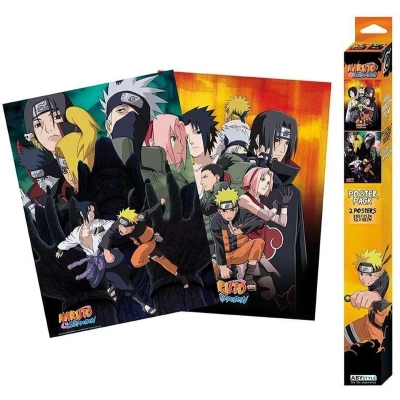Afbeelding van NARUTO Set 2 posters &#039;52x38&#039;