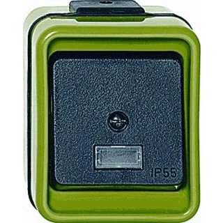 Afbeelding van Schneider electric merten agrar wisselschakelaar opbouw groen ip55 370677