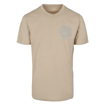 Afbeelding van Mister Tee Hemisphere Tshirt print, Heren, Maat: 5XL, Sand