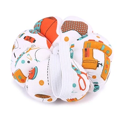 Afbeelding van naaldkussen, creatieve pompoenwrist pin Cushions draagbaar 4 kleuren optioneel (#2)