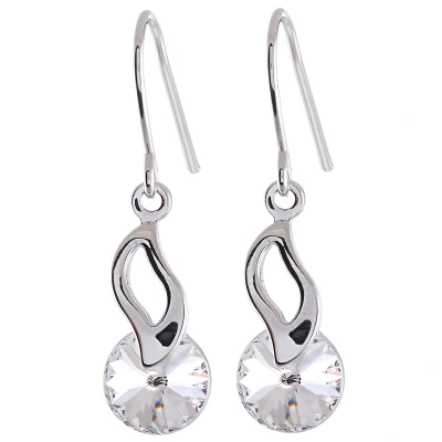Afbeelding van Behave Oorhangers decoratief design met swarovski elements