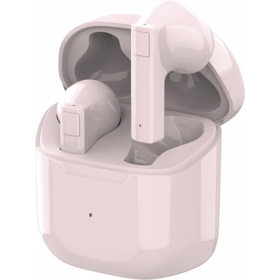 Afbeelding van 4smarts SkyBuds 2 TWS Bluetooth Headset ENC Draadloze Oordopjes Roze
