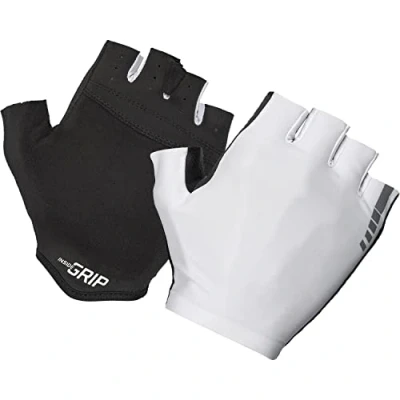 Afbeelding van GripGrab Aerolite InsideGrip Korte Vinger Zomer Race Fietshandschoenen zonder Padding Wit Unisex Maat XL
