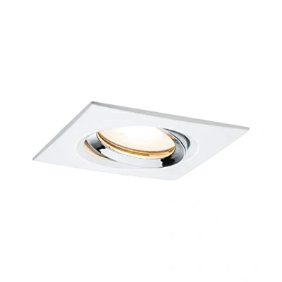 Afbeelding van Paulmann Nova Inbouwlamp voor badkamer Set LED GU10 7 W IP65 Wit (mat), Chroom