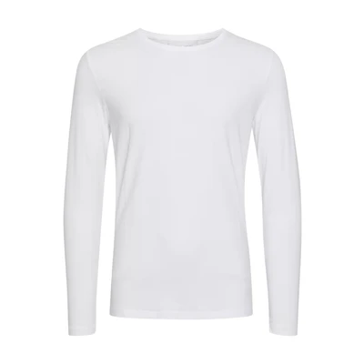 Afbeelding van Casual Friday Cftheo Longsleeve, Heren, Maat: Small, Bright white
