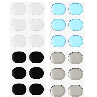 Afbeelding van Geldemper silicone 24 stuks drum demper gel transparant niet giftig zelfklevende siliconen drumpads voor drumstel en geluidsregeling