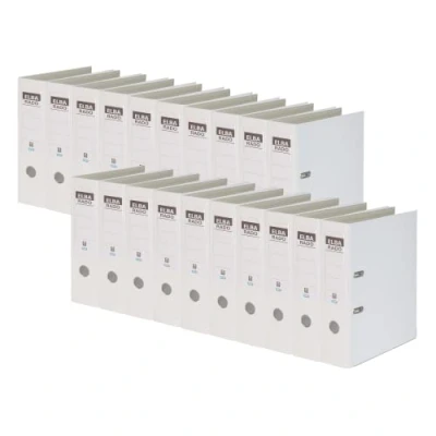 Afbeelding van Elba Ordner &quot;rado plast A4, PVC liggend formaat (25 stuks) wit