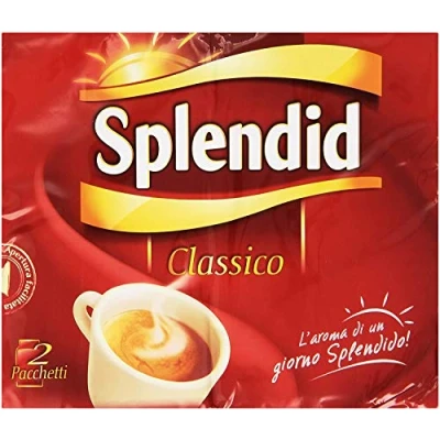 Afbeelding van 2x Splendid Classico koffie espresso 250g verpakking gemalen ground