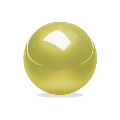 Afbeelding van perixx PERIPRO 303 GYL 34 mm trackball reservetrackball voor M570, PERIMICE 517/520/717/720 en andere compatibele trackbalmuizen glanzend goud