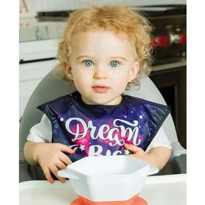 Afbeelding van Tiny Twinkle EB 01 slabbetje van Repeltex, waterdicht, met tas Dream Big 80 g